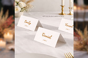 Wedding Place Cards Template bd003, a Card Template by TyphoonStudio (Thumbnail 6 of 9)