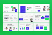 White Green Pitch Deck Google Slide, a Presentation Template by graphicook (Thumbnail 2 of 5)