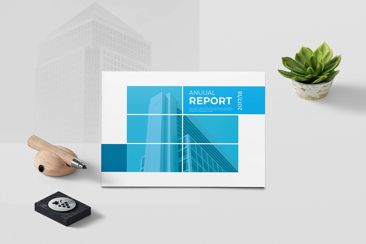 A5 Annual Report Brochure, a Brochure Template by New Lines (Photo 1 of 13)