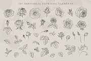 Minimalistic Line Art Roses, a Decorative Illustration by La Petite Line Art (Thumbnail 3 of 12)