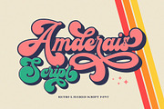 Amderais, a Script Font by Sealoung (Thumbnail 1 of 15)