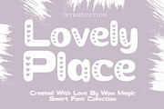 Lovely Place, a Font by Wow Magic (Thumbnail 1 of 3)