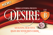 Desire Lite B, a Font by Borges Lettering (Thumbnail 1 of 12)