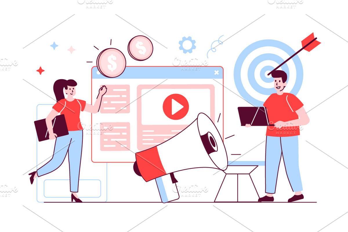 Flat Line Web Illustrations, a Templates & Theme by alexdndz (Photo 15 of 25)