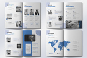 Corporate Brochure Layout with Blue, a Brochure Template by graphypix (Thumbnail 7 of 8)
