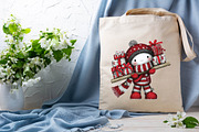 Whimsical Snowman Christmas Clipart, an Animal Illustration by SVGArt (Thumbnail 5 of 9)