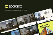 Spaciaz–Real Estate & Construction, a WordPress Template by Opal Wordpress Theme (Thumbnail 1 of 6)