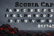 Scoria Slab Caps, a Slab Serif Font by deFharo (Thumbnail 8 of 11)