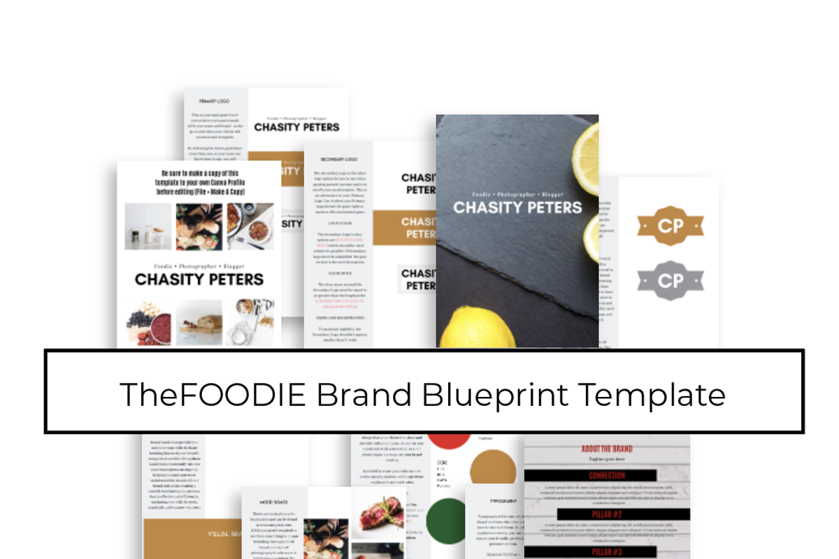Brand Blueprint Template - FOODIE, a Templates & Theme by The Higgins Creative (Photo 2 of 5)