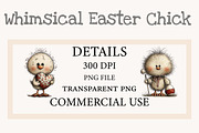 Whimsical Easter Chick Clipart, an Illustration by Designworld (Thumbnail 2 of 10)