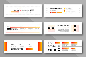 Email Signature Layout, an UI Kit Template by MightyDesign