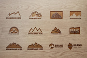 Mountain Logo Bundle & Mock-Up, a Branding & Logo Template by Multiple (Thumbnail 1 of 5)