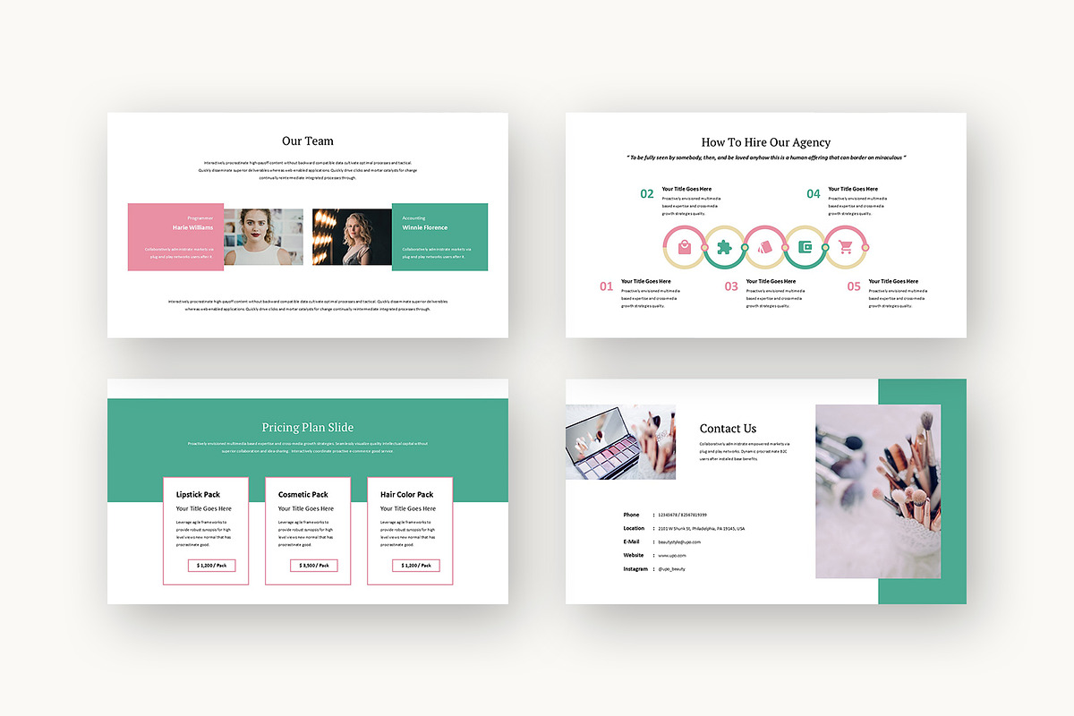 Upo : MUA Profile Google Slides, a Presentation Template by Punkl Camp (Photo 8 of 16)