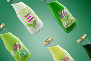 Green Watercolor Vegetables Set, a Food Illustration by Olexandra Mur (Thumbnail 3 of 9)