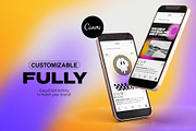 Instagram Social Media CANVA Vibrant, a Social Media Template by Vermeulen Design Studio (Thumbnail 2 of 6)