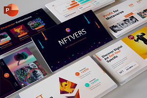 Metaverse Theme Powerpoint Template, a Presentation Template by GearShift