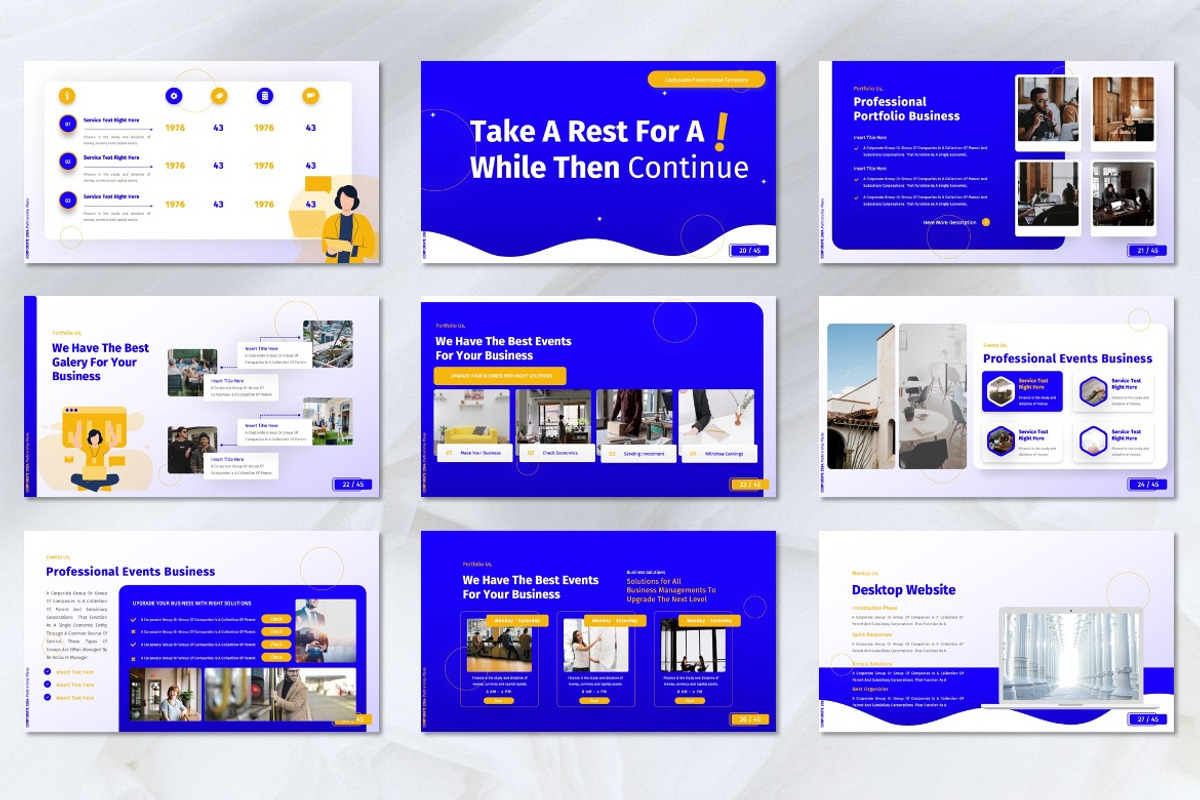 Crufes - Corporate Keynote Template, a Presentation Template by Dhabee (Photo 6 of 7)