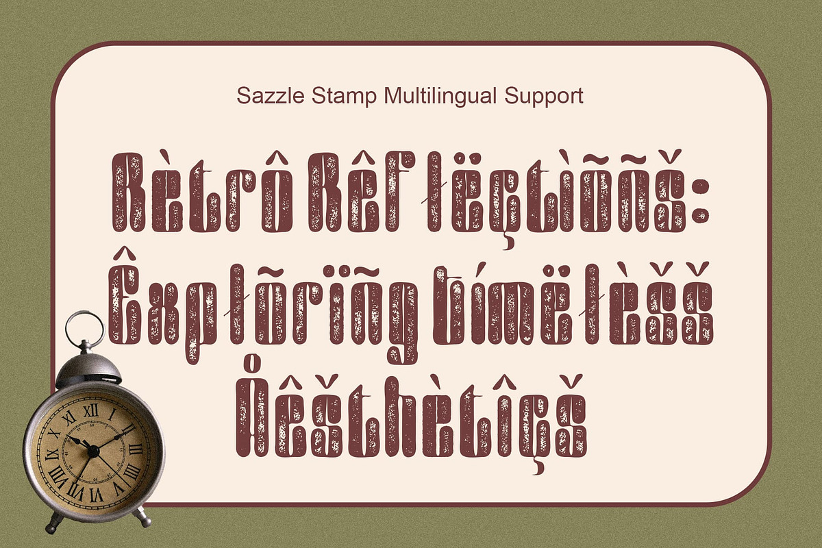 Sazzle Rounded Stamp, a Sans Serif Font by Craft Supply Co. (Photo 5 of 8)
