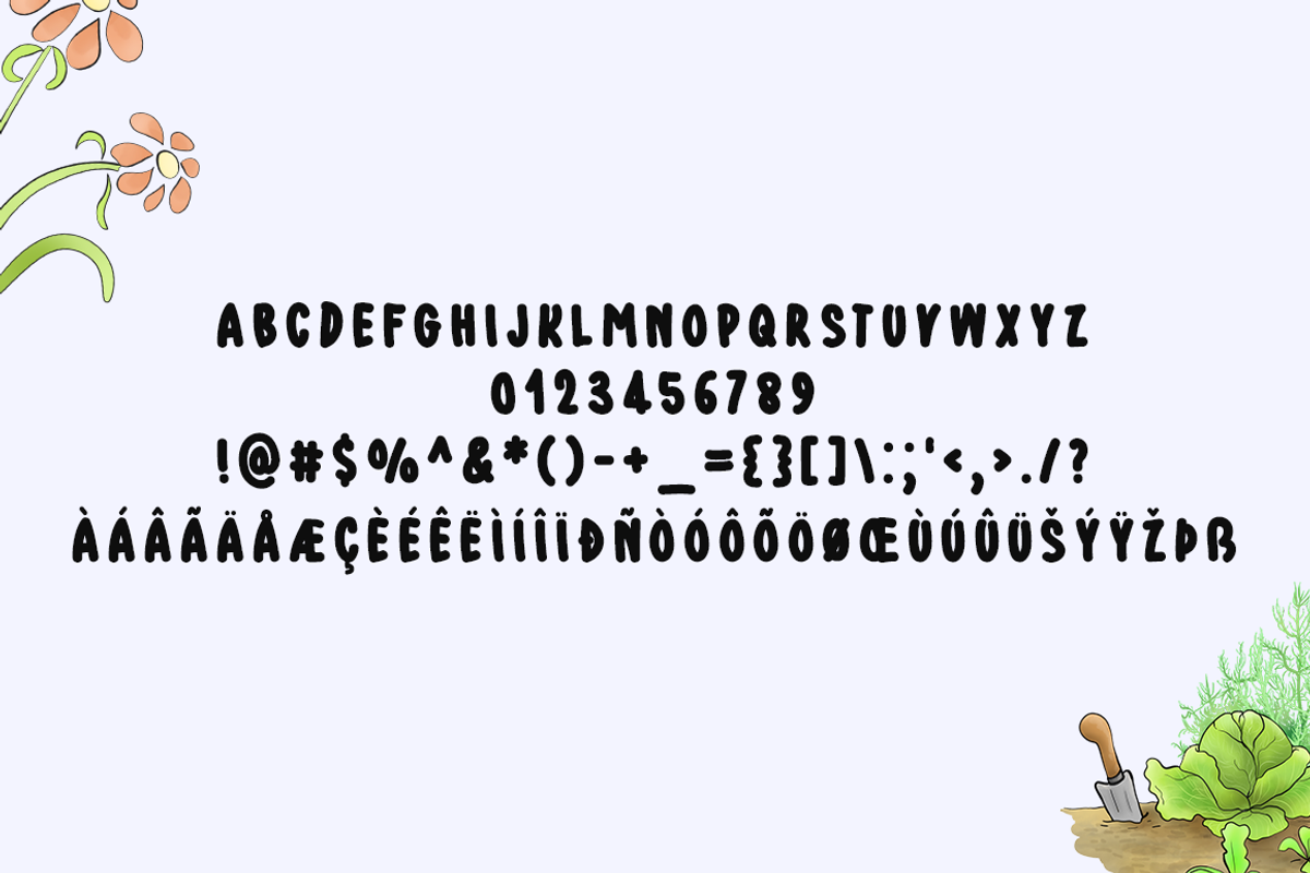 Cute Rabbit Typeface, a Script Font by Seemly Fonts (Photo 5 of 5)