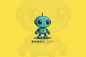Robot Logo, a Branding & Logo Template by Xoovion