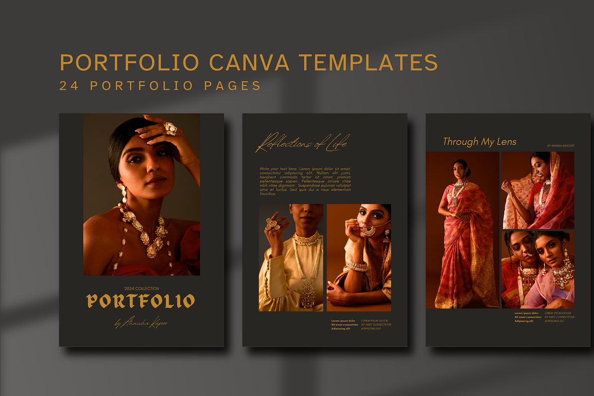 PORTFOLIO CANVA TEMPLATE, a Magazine Template by The Little Lily Studio (Photo 2 of 5)