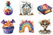 Kawaii Halloween Clipart Bundle, an Illustration by DreamPrint404 (Thumbnail 3 of 5)