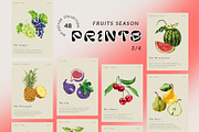 Fruits Season Posters & Patterns, an Illustration by SunnyAfternoons (Thumbnail 7 of 13)