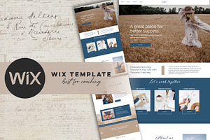 Premium Wix Template  Life Coaching, a Wix Template by Design House