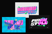Kawaii Neon Bubble Text Effect, a Layer Style Add-On by Matsero (Thumbnail 4 of 4)