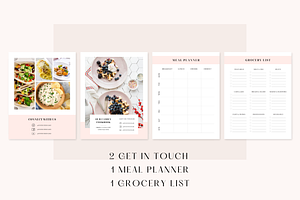 Cook Book Template CANVA