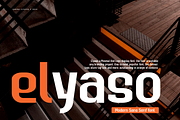 Elyaso - Corporate Logo Font, a Sans Serif Font by Iqsiart Studio (Thumbnail 1 of 7)