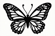 Flying Butterfly Vector Silhouette, an Illustration by Amazin_art (Thumbnail 10 of 21)
