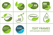 Eco friendly & Nature elements set, a Graphic by InkySplash (Thumbnail 8 of 10)