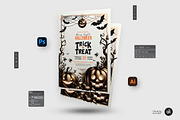 Halloween Trick or trick Flyer, a Flyer Template by Aam360 (Thumbnail 2 of 3)