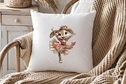 Cute Strawberry Bunny PNG Clipart, an Illustration by OK Design (Thumbnail 6 of 6)