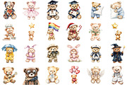 Teddy Bear Clipart, an Illustration by Sublimation Artist (Thumbnail 2 of 6)