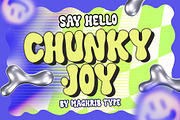 Chunky Joy, a Handwritten Font by maghrib (Thumbnail 1 of 10)