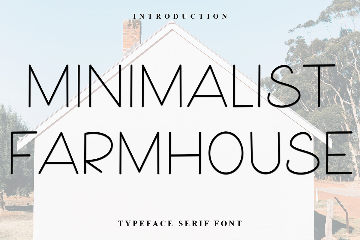 Minimalist Farmhouse, a Sans Serif Font by FreshTypeINK (Photo 1 of 8)
