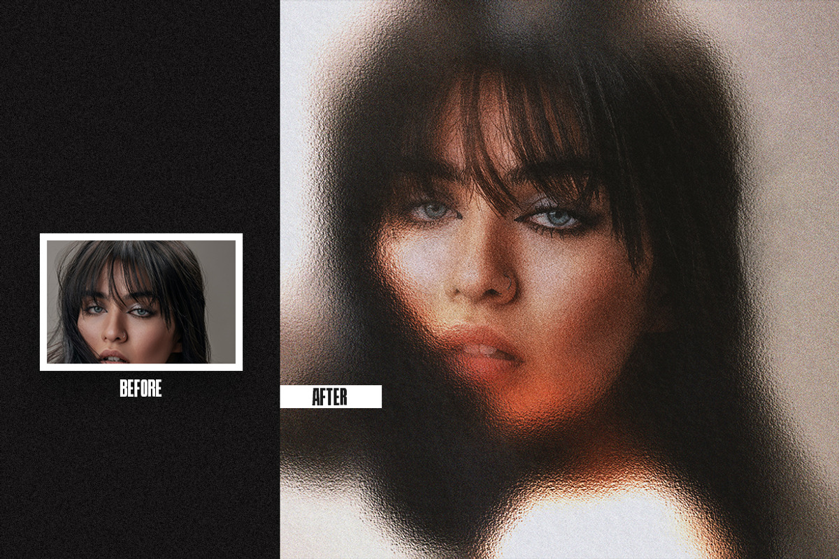 Frosted Glass Square, Poster Effect, a Layer Style Add-On by iDoodle Studio (Photo 4 of 4)