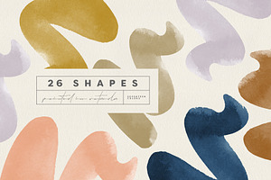 Brush Strokes In 17 Modern Colors