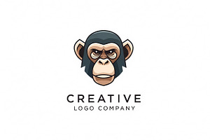 Creative Chimpanzee Logo, a Branding & Logo Template by Logocreative