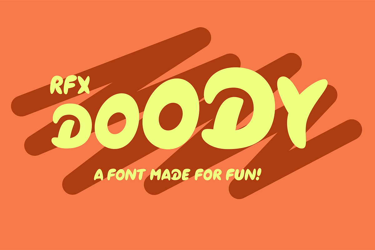 RFX Doody, a Sans Serif Font by Xaver DesignStudio (Photo 1 of 7)