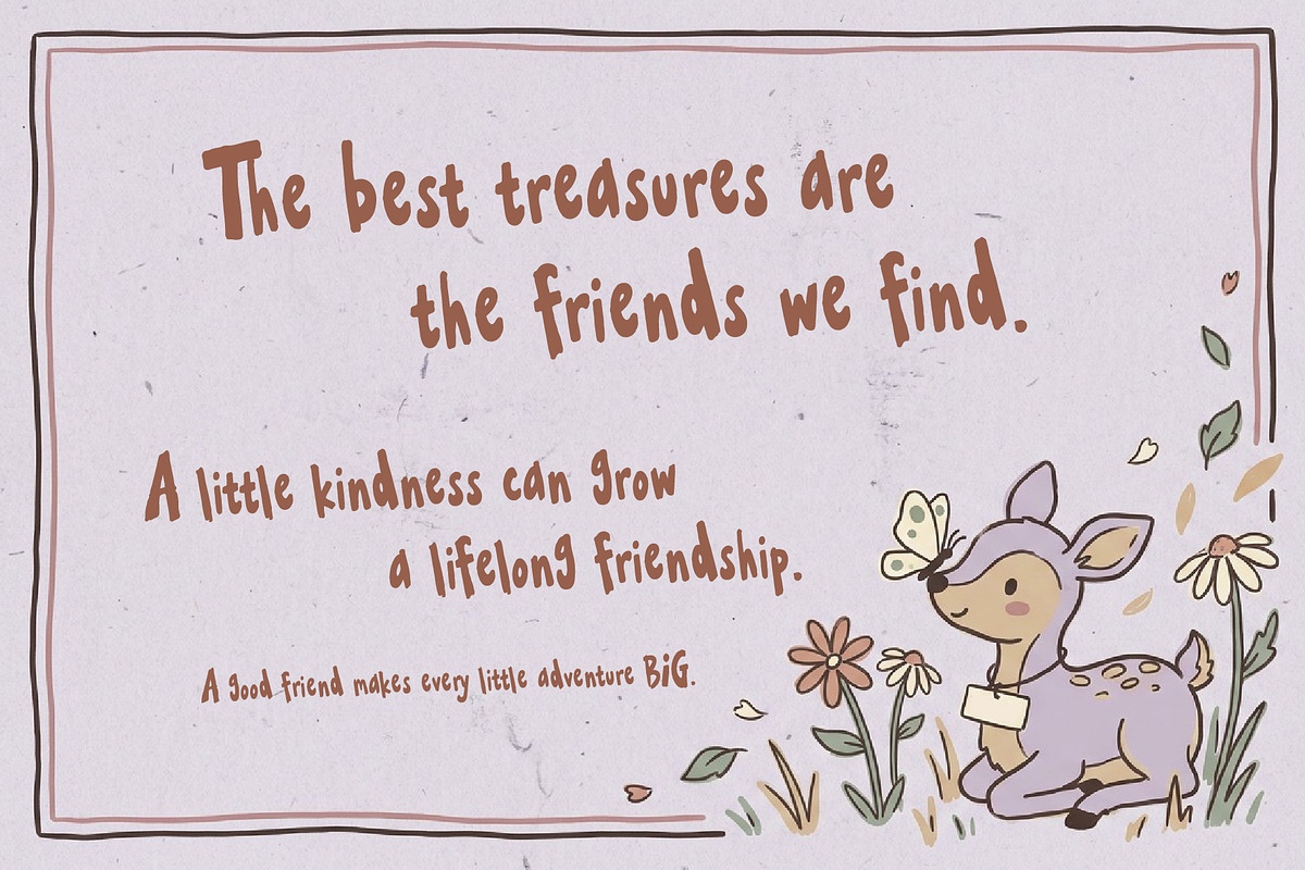 Purrfriends Ciwawa - Friendship type, a Sans Serif Font by HypeWorksCo (Photo 10 of 15)