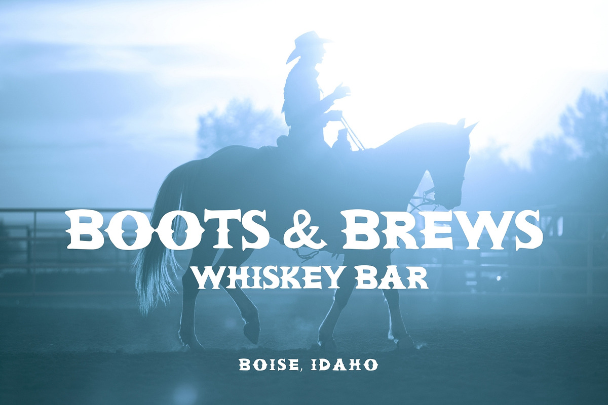 Howdy Honey Western Font, a Serif Font by Honey Island Studio (Photo 10 of 11)