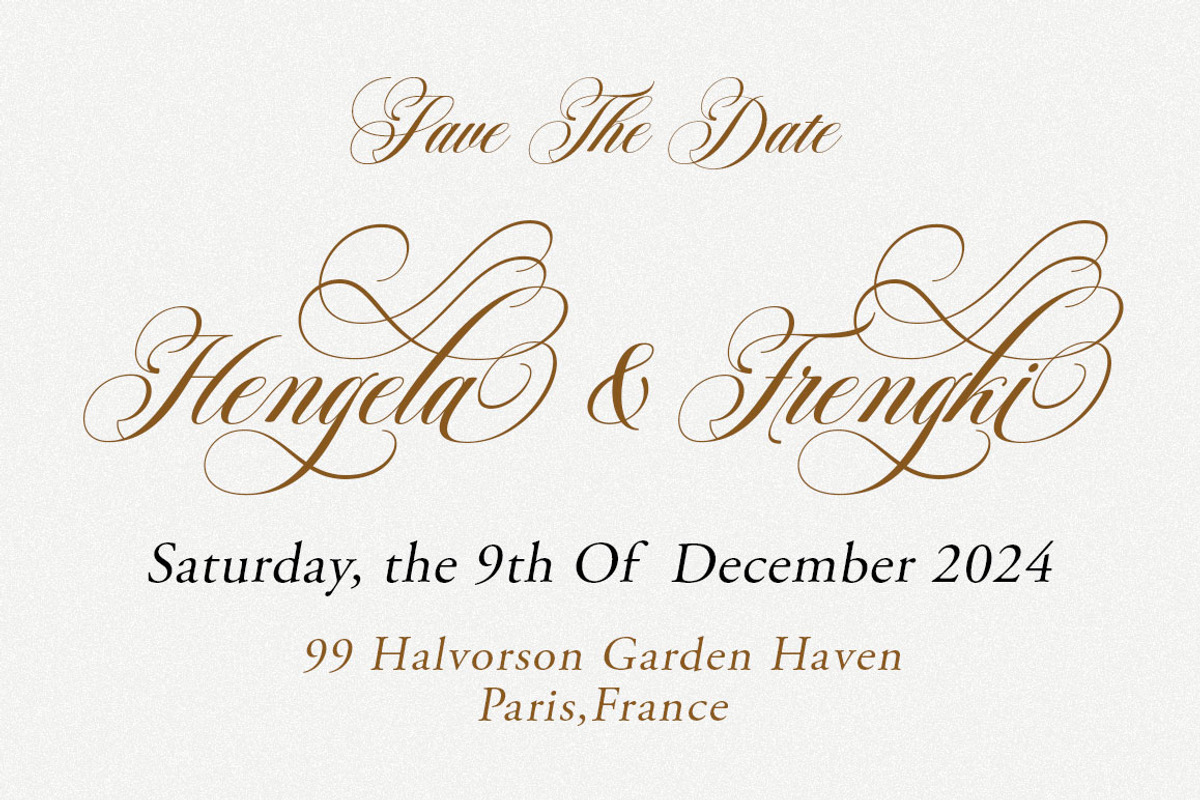 Bridgerton Script, a Script Font by Has_rizal (Photo 9 of 15)