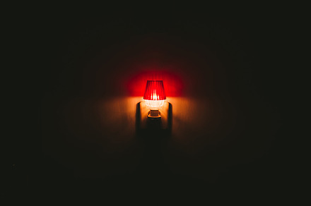 Red White Lamp