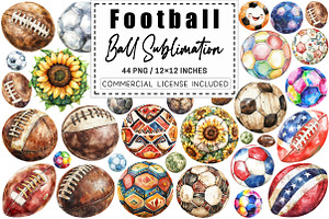 Custom Football Ball Sublimation, a Graphic by CitraGraphics