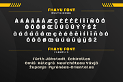 Fhayu, a Sans Serif Font by twinstd (Thumbnail 11 of 12)
