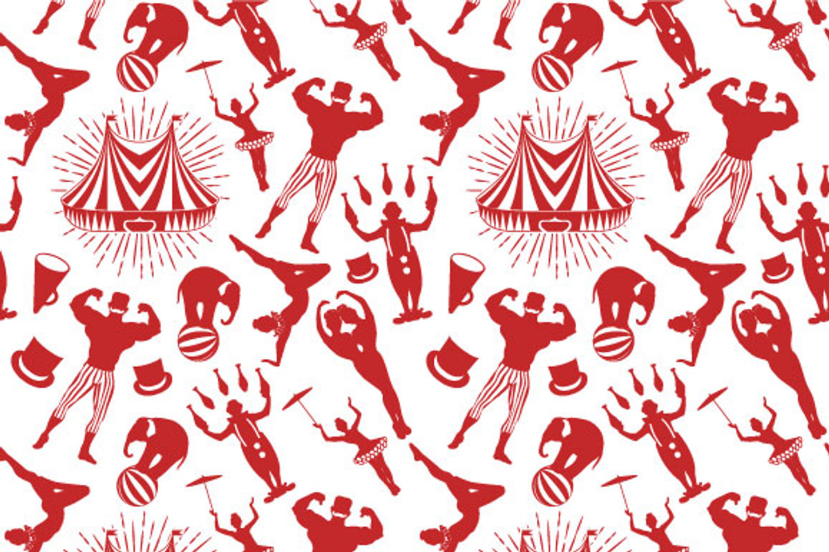 Circus pattern, a Pattern Graphic by Moloko88 (Photo 2 of 4)