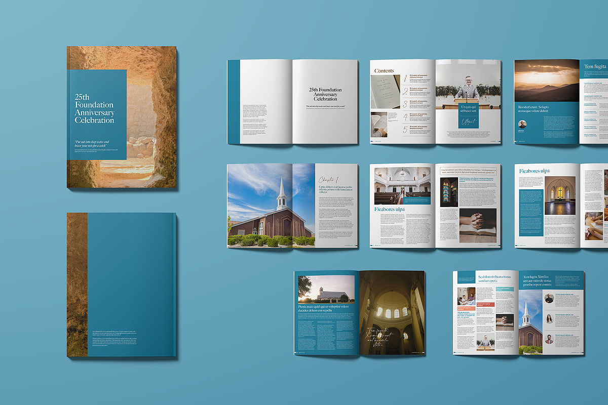 Souvenir Program Template preview 3